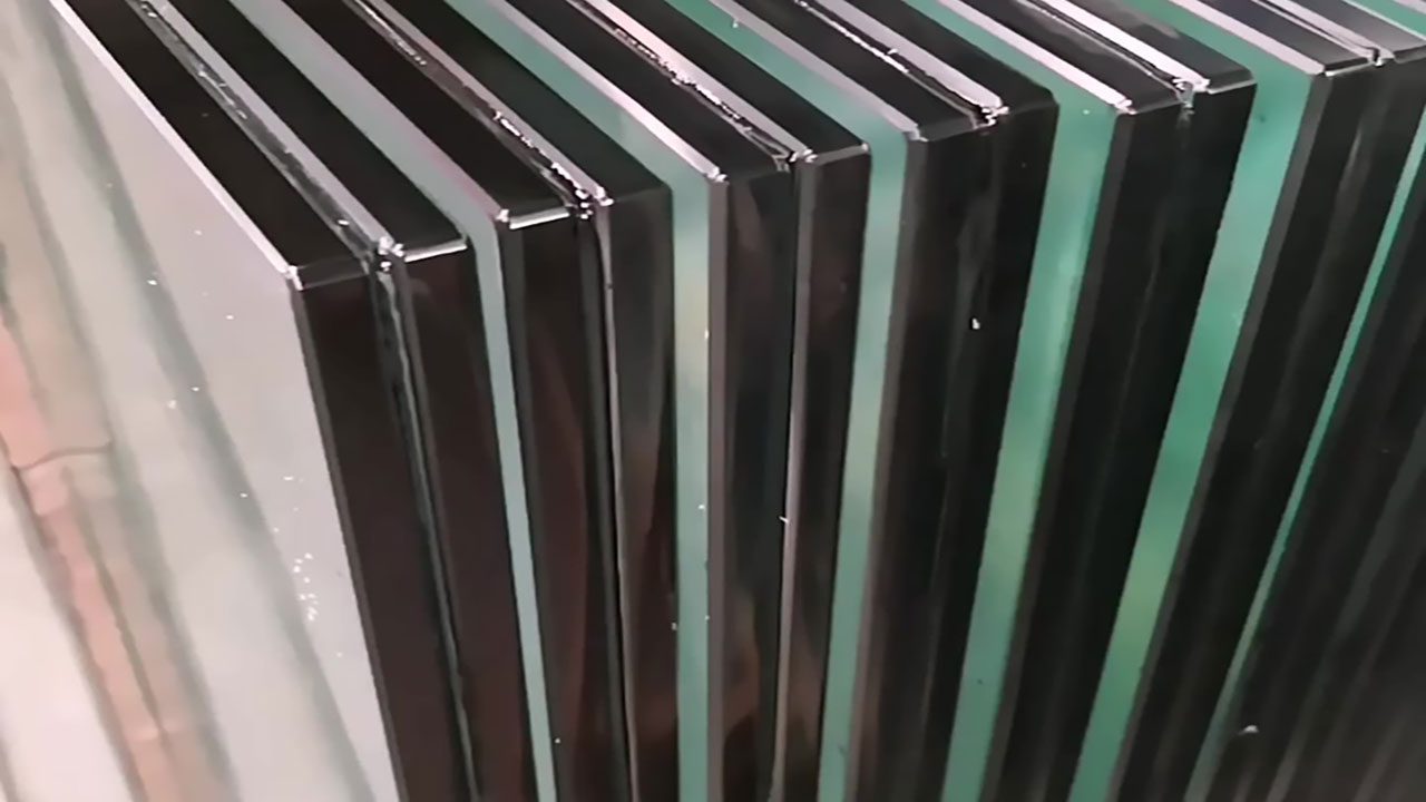 شیشه دو جداره لمینت 2